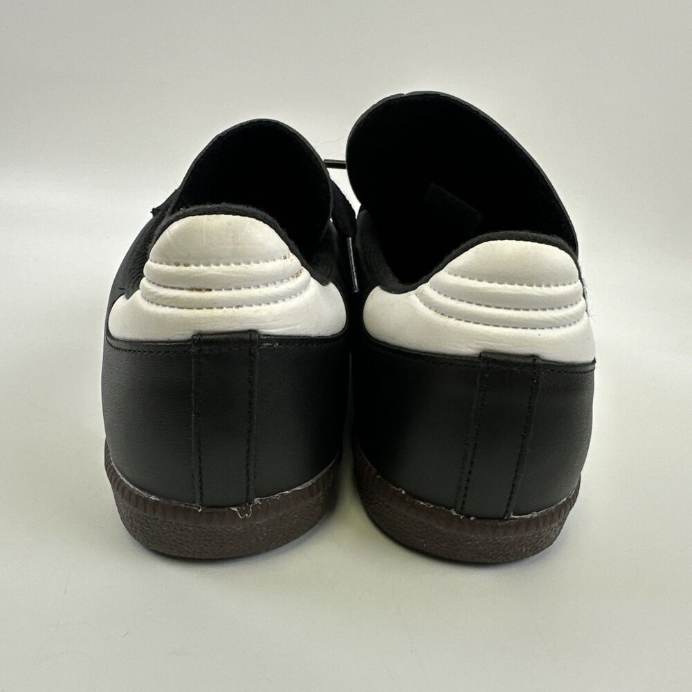 Adidas Samba Classic Indoor Soccer Shoe Sneaker Black White Stripes Men 8.5 W9.5 - Picture 6 of 12